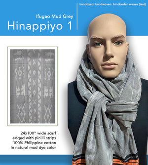 Open image in slideshow, Ifugao Mud Grey Hinappiyo 1, 2, &amp; 3
